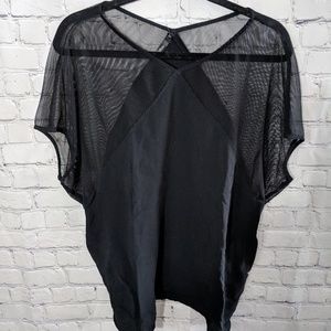 LF Mesh Shoulders Oversized Tunic/Dress